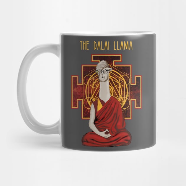 The Dalai Llama by SteelWoolBunny